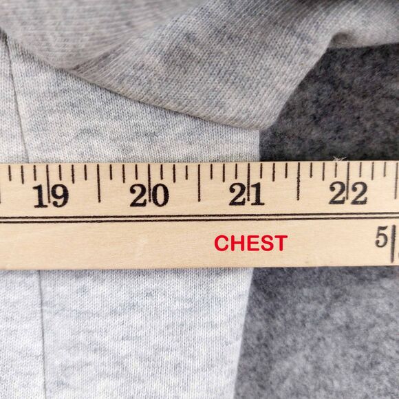 Tommy Hilfiger Blazer Women's Sz 16 Light Gray Elbow Patch One Button - Picture 4 of 12